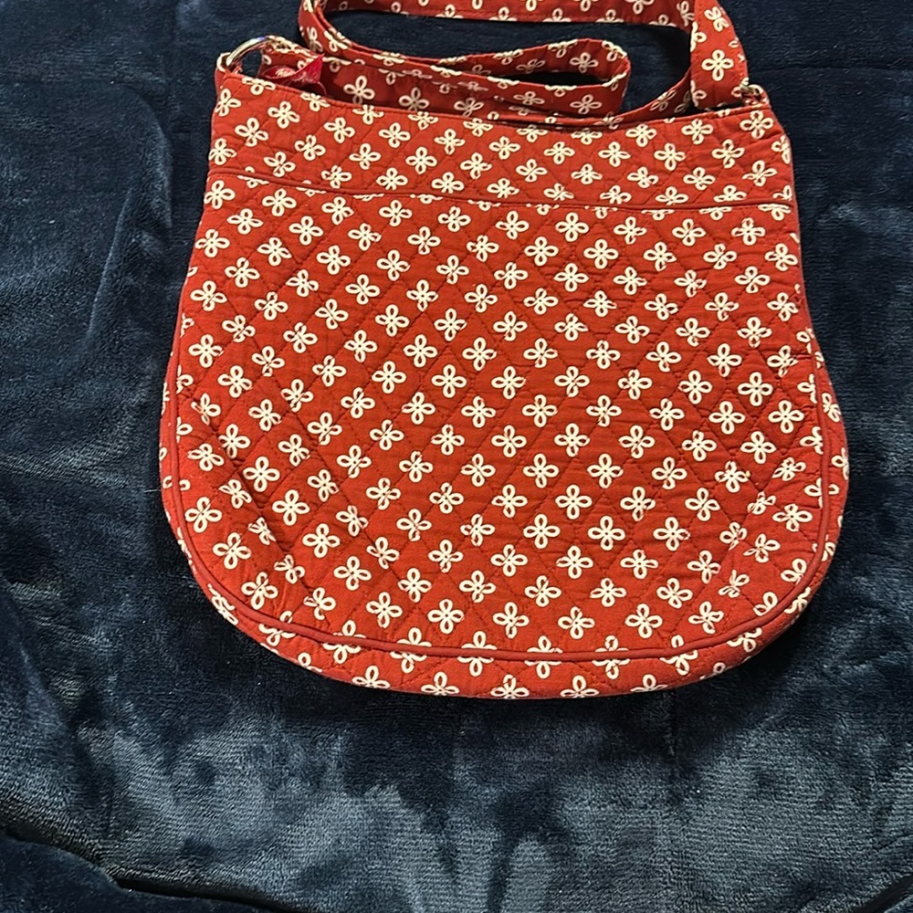 Vera Bradley Red Patterned Women's Cross Body Bag
